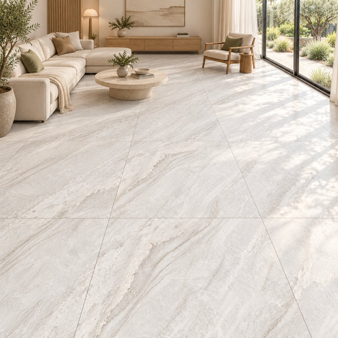 RSC - ROMAN WHITE, marble-look wall tile for bathroom (view 2)